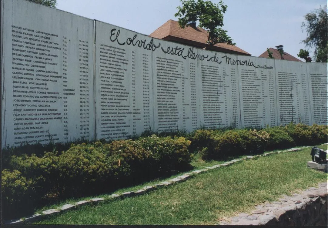Foto del Memorial en Villa Grimaldi