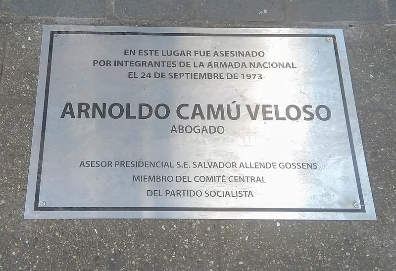 Homenaje en el lugar del asesinato