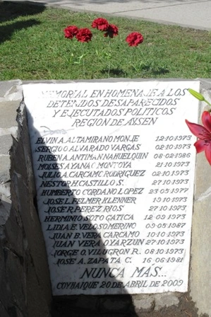 Coyhaique memorial