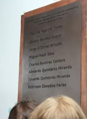 Liceo Valentín Letelier, homenaje 