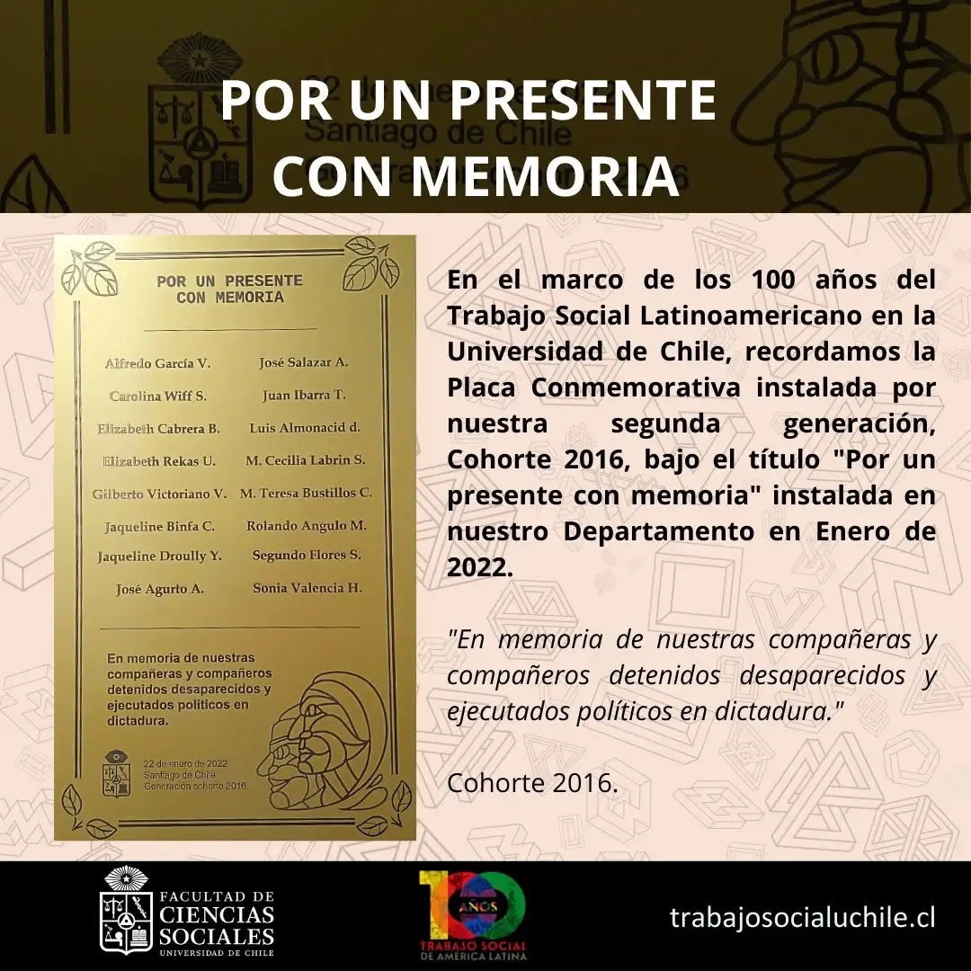 Trabajo Social, Universidad de Chile